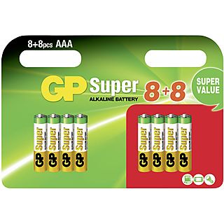 GP Alkaline 24A AAA 8+8