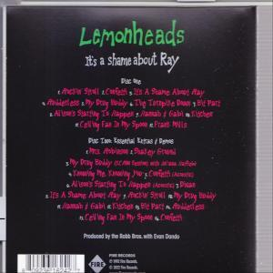 Die Rückseite des Albums 'It's a Shame About Ray' von The Lemonheads.