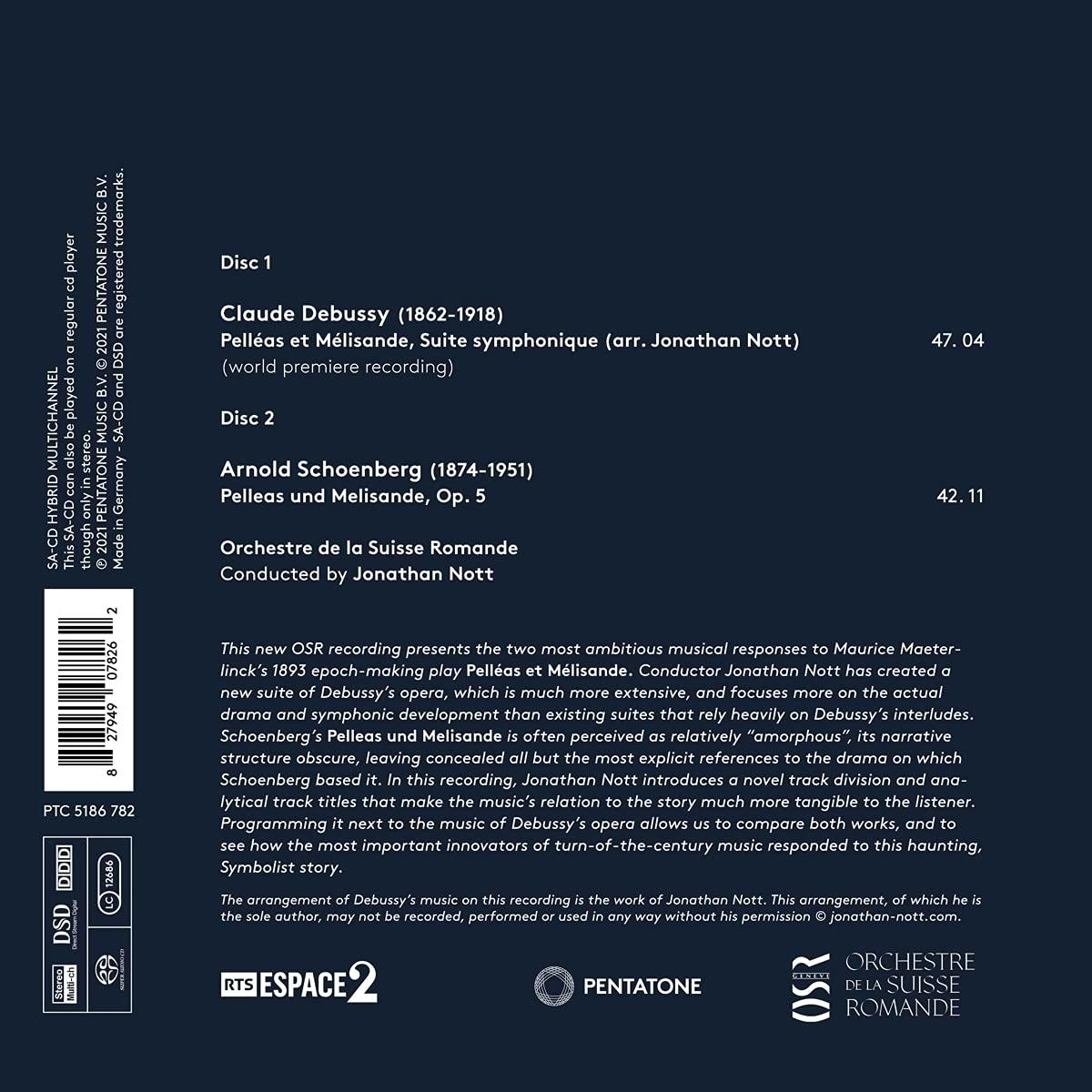 Orchestre De La Suisse Romande - Pelléas And Mélisande  - (SACD Hybrid)