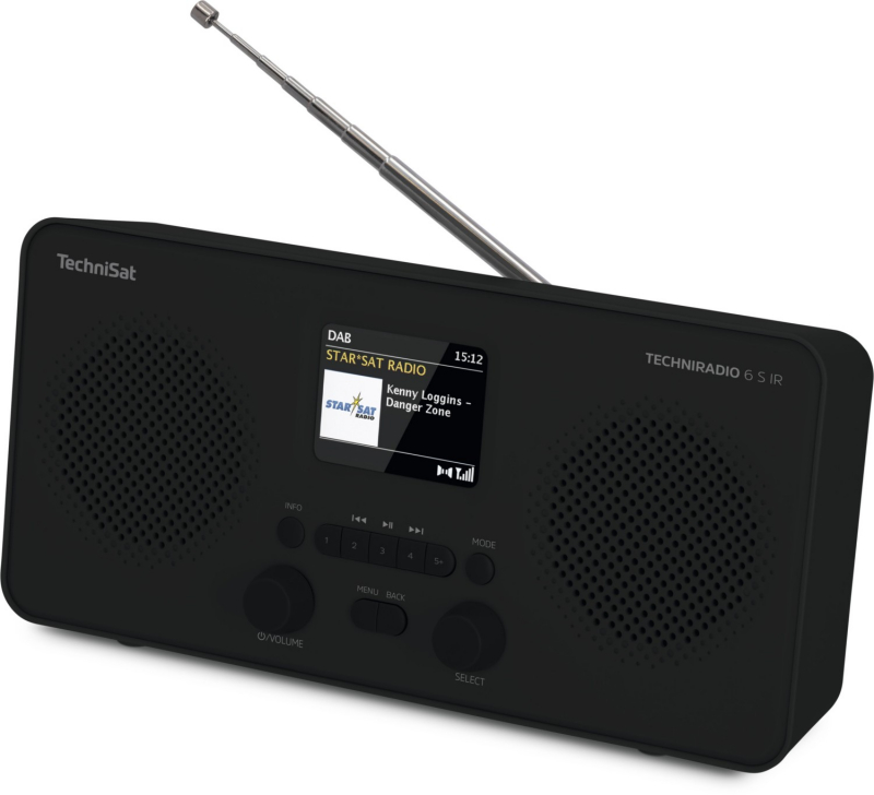 TECHNISAT Internet DAB+ radio Techniradio 6 S IR Zwart