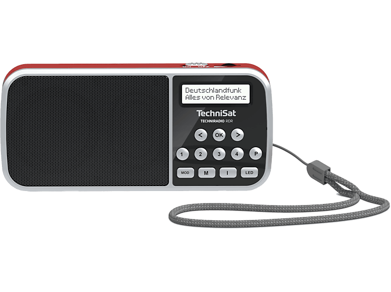 TECHNISAT Radio DAB+ portable Techniradio RDR Rouge