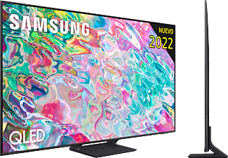 TV QLED 85" - Samsung QE85Q70BATXXC, QLED 4K, Procesador QLED 4K, Smart TV, Negro