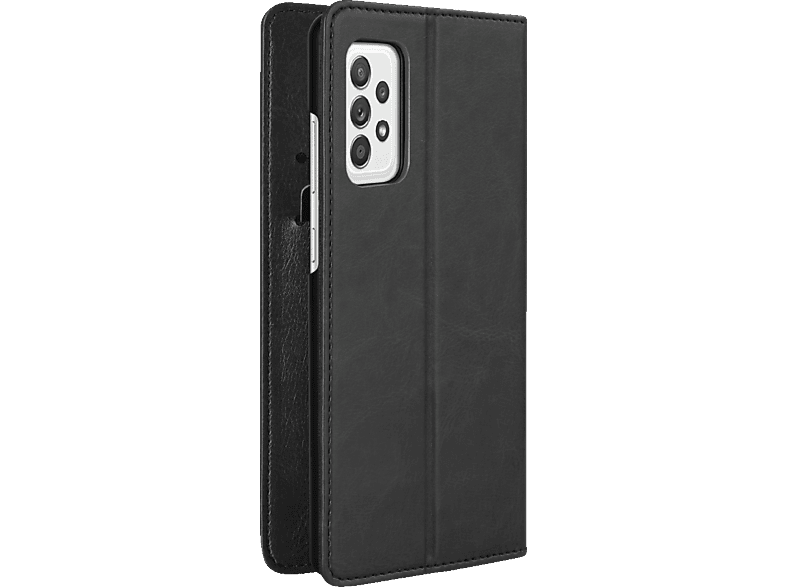 ISY ISC-3123, Bookcover, Samsung, Galaxy A53, Schwarz Kunstleder