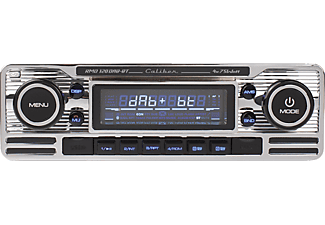 CALIBER RMD120DAB-BT/B Retro - DAB+ Autoradio (1 DIN, Silber)