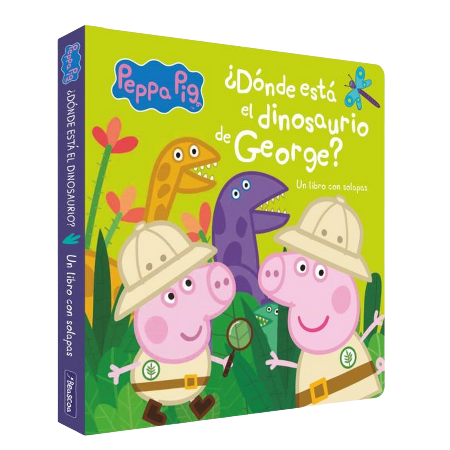 ¿dónde El Dinosaurio george peppa pig. pequeñas manitas un libro con solapas hasbro eone