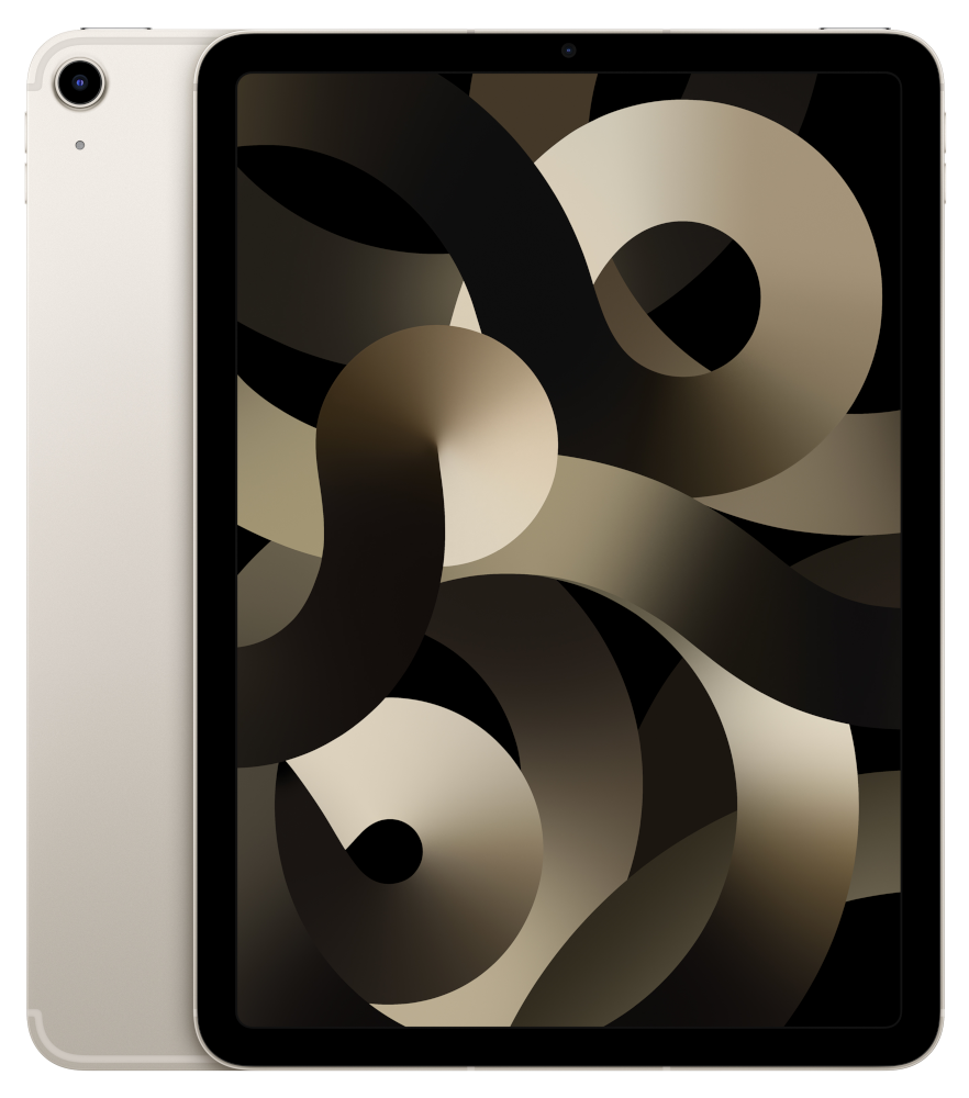 APPLE iPad Air 10.9" 256 GB 5G Wi-Fi + Cellular Starlight Edition 2022 (MM743NF/A)