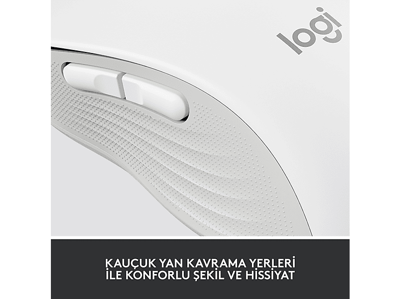 LOGITECH Signature M650 Küçük ve Orta Boy Sağ El Için Sessiz Kablosuz Mouse - Beyaz_6