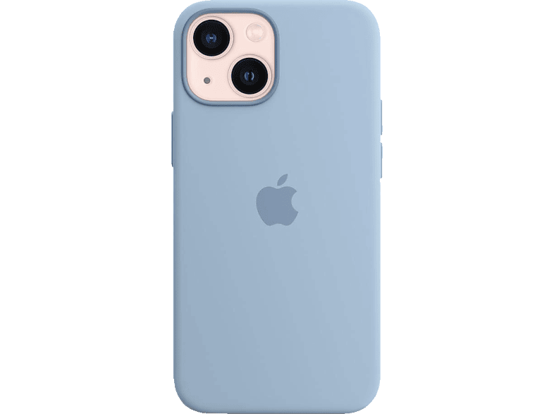 APPLE Silikon iPhone Backcover, Apple, MagSafe, 13 Case mit mini, Dunstblau