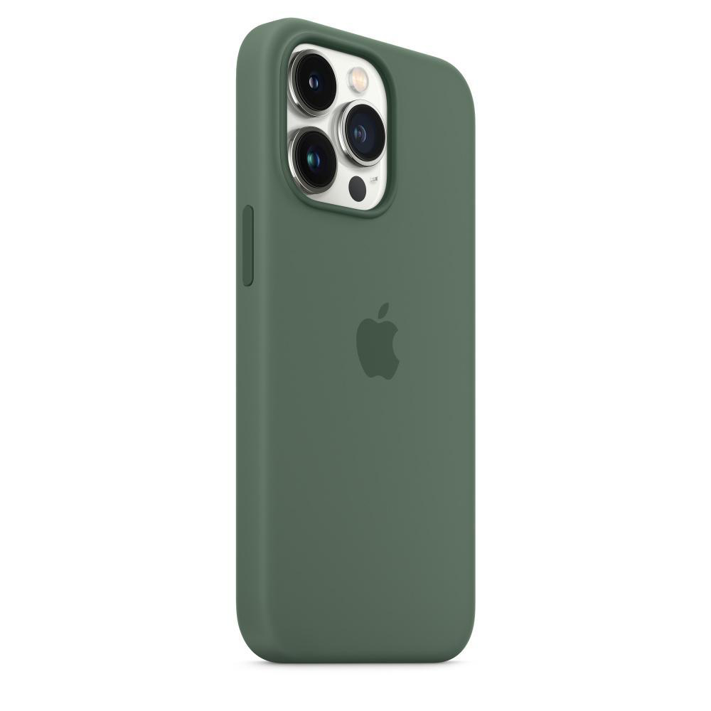 APPLE Silikon Case mit MagSafe, Backcover, Apple, iPhone 13 Pro, Eukalyptus