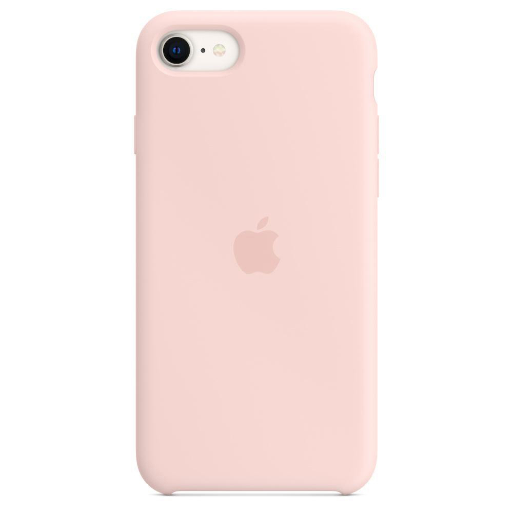 APPLE Silikon SE Case, SE Kalkrosa Apple, Backcover, (3. 8, iPhone iPhone Generation), iPhone 7, Generation), (2. iPhone