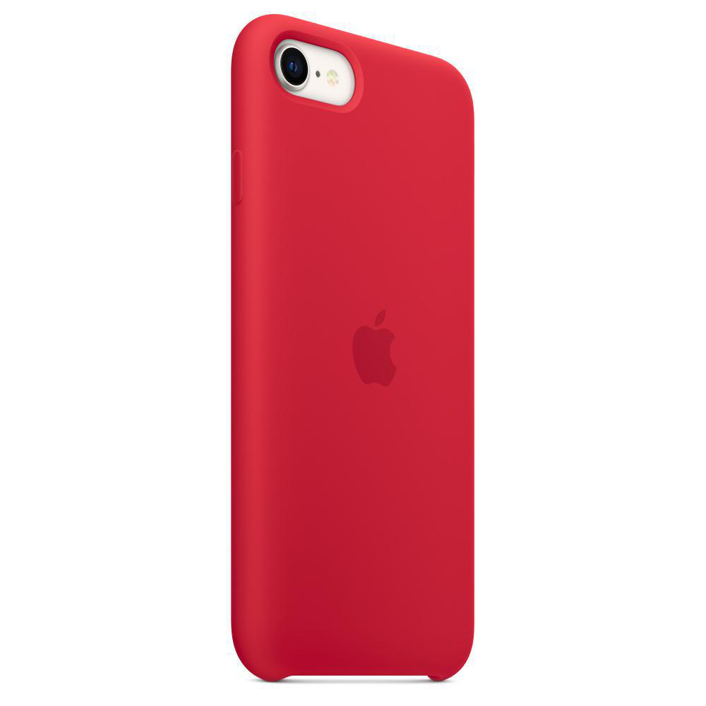 APPLE Silikon Case, Backcover, Apple, iPhone SE (3. Generation), iPhone SE (2. Generation), iPhone 8, iPhone 7, (PRODUCT)RED