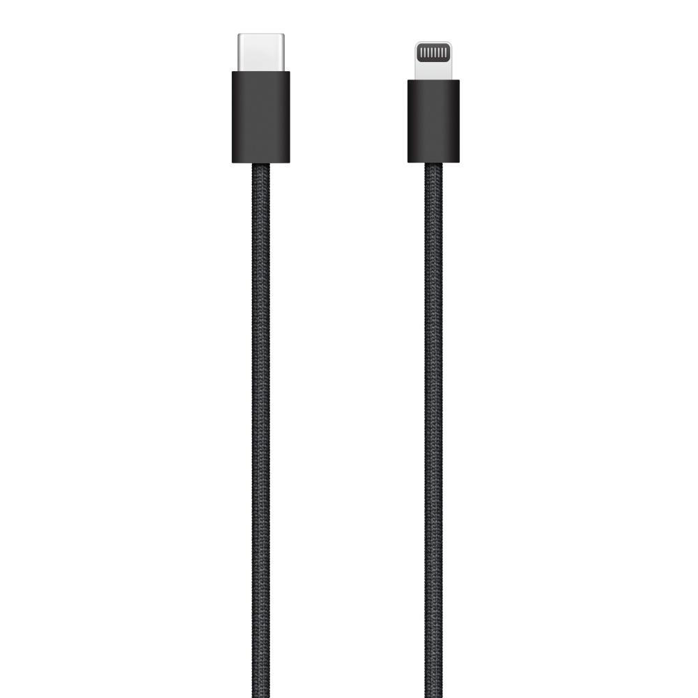 Zwei Ladekabel. Ein USB-C- und ein Lightning-Kabel.