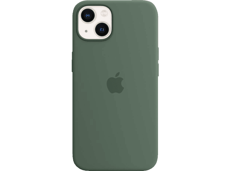 APPLE Silikon Case mit MagSafe, Backcover, Apple, iPhone 13, Eukalyptus