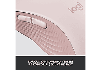 LOGITECH Signature M650 Küçük ve Orta Boy Sağ El Için Sessiz Kablosuz Mouse - Pembe_6