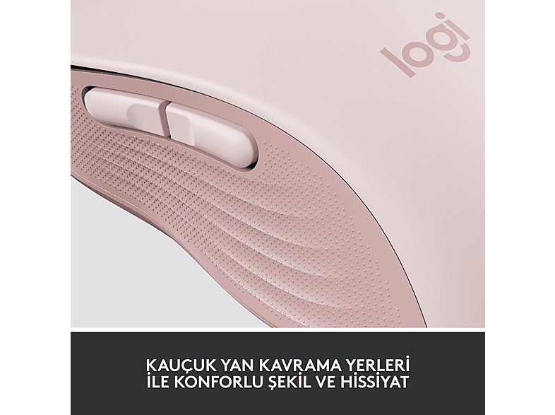 LOGITECH Signature M650 Küçük ve Orta Boy Sağ El Için Sessiz Kablosuz Mouse - Pembe_6