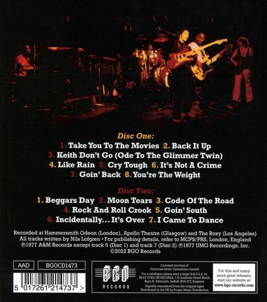 Nils Lofgren - NIG  - (CD)