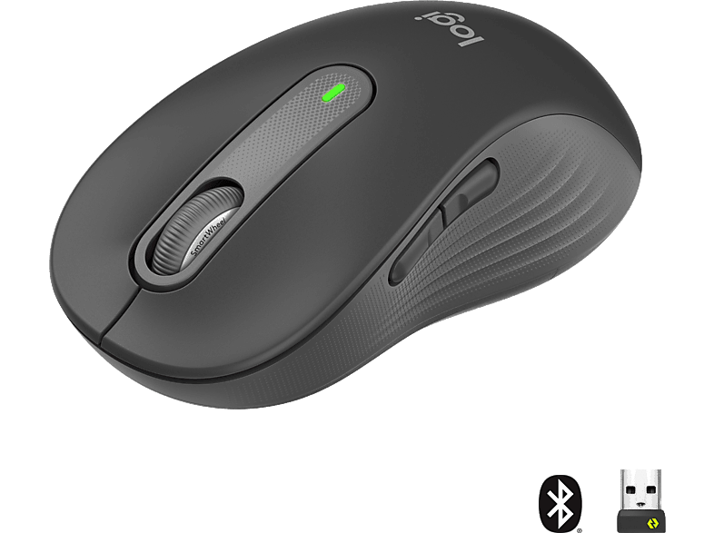 LOGITECH Signature M650 Büyük Boy Sağ El Için Sessiz Kablosuz Mouse - Siyah_0