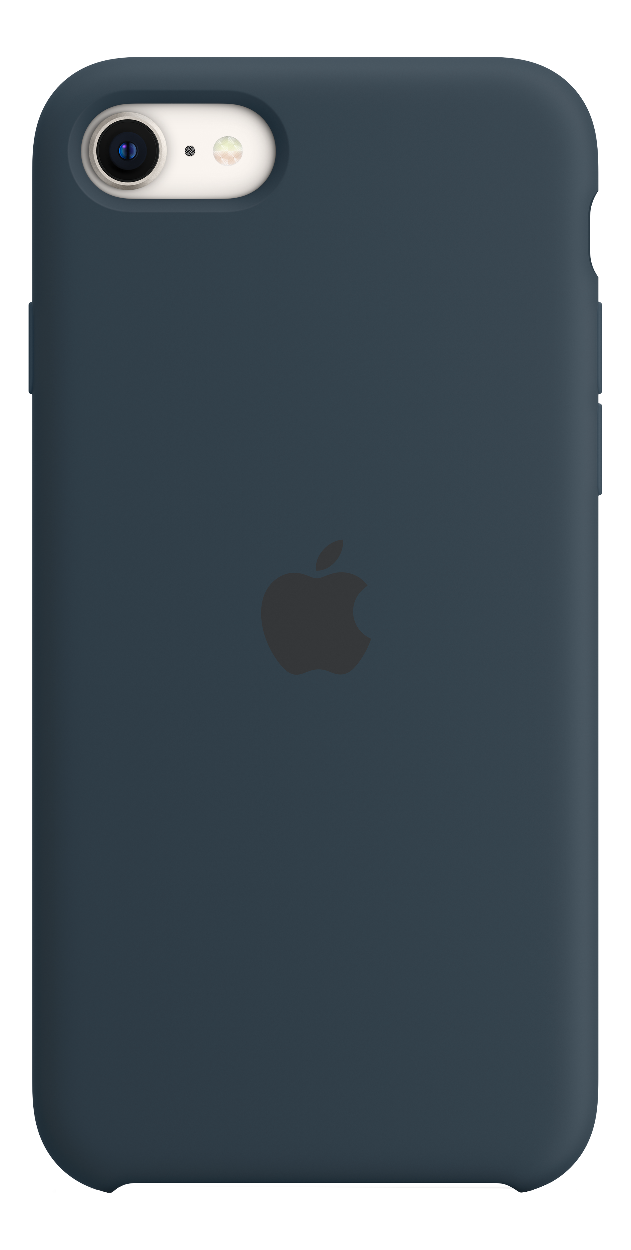APPLE Silikon Case mit MagSafe Backcover, für Apple iPhone SE (3. Generation), iPhone SE (2. Generation), iPhone 8, iPhone 7, Abyssblau