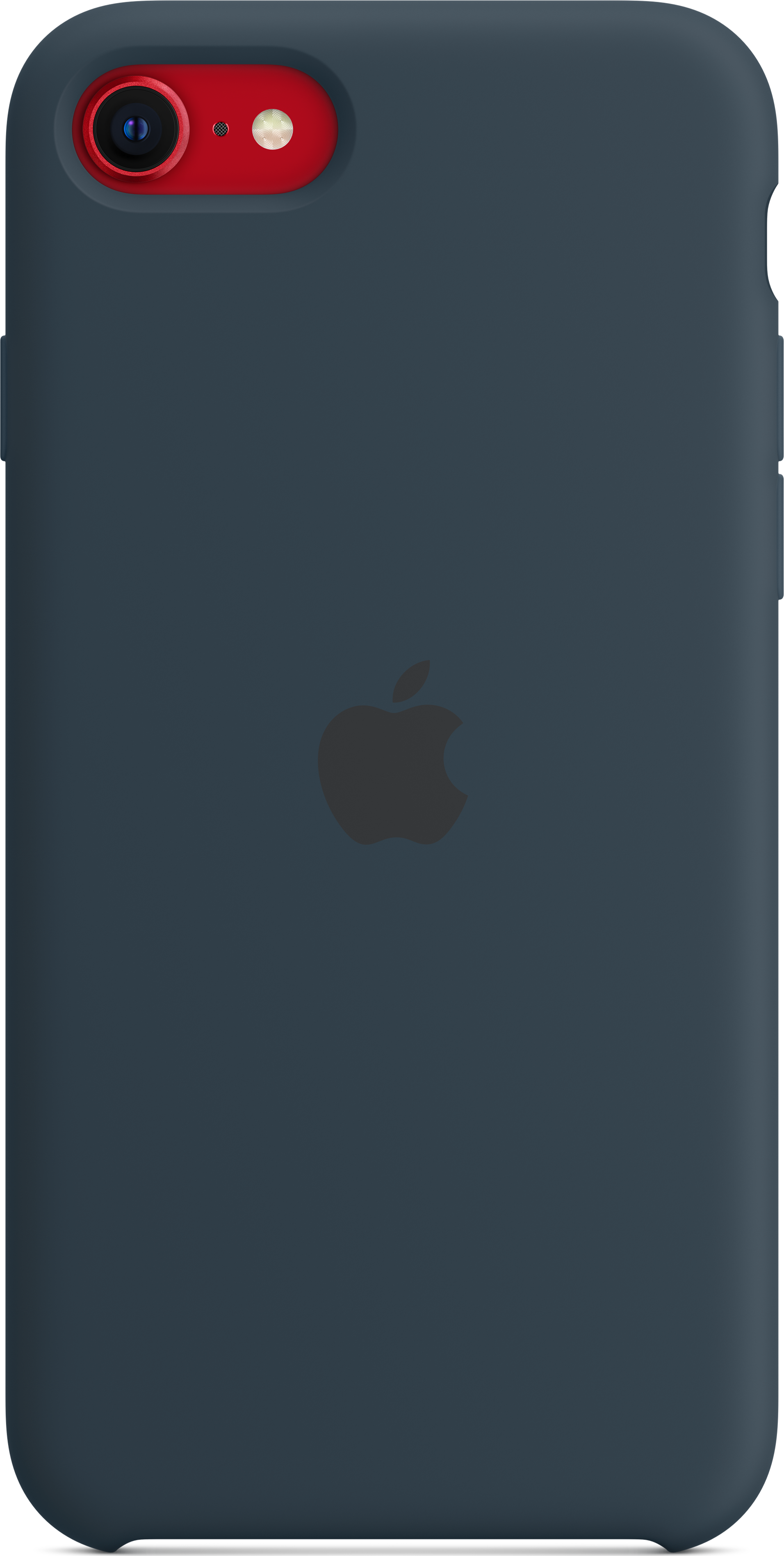 APPLE Silikon Case mit MagSafe Backcover, für Apple iPhone SE (3. Generation), iPhone SE (2. Generation), iPhone 8, iPhone 7, Abyssblau