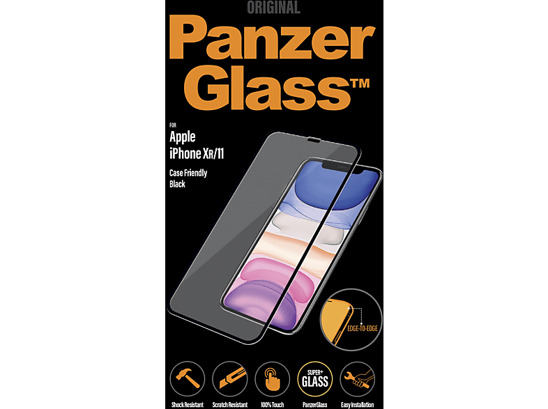 Panzer Glass Protection D'écran Iphone Xr / 6.1" 2019 Noir (pz-2665)