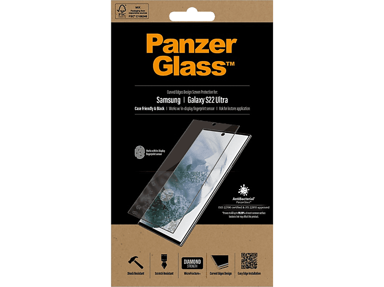 Panzerglass Protection d'écran Case Friendly TPU Galaxy S22