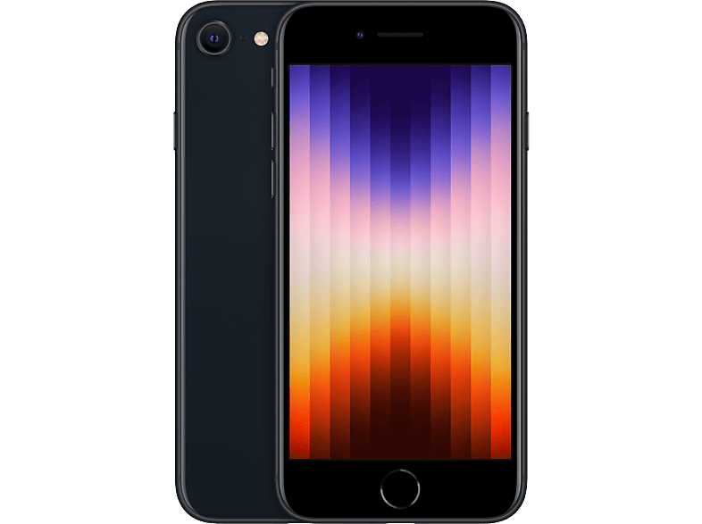 APPLE iPhone SE (2022) Smartphone (4.7 Zoll, 128 GB, Midnight)