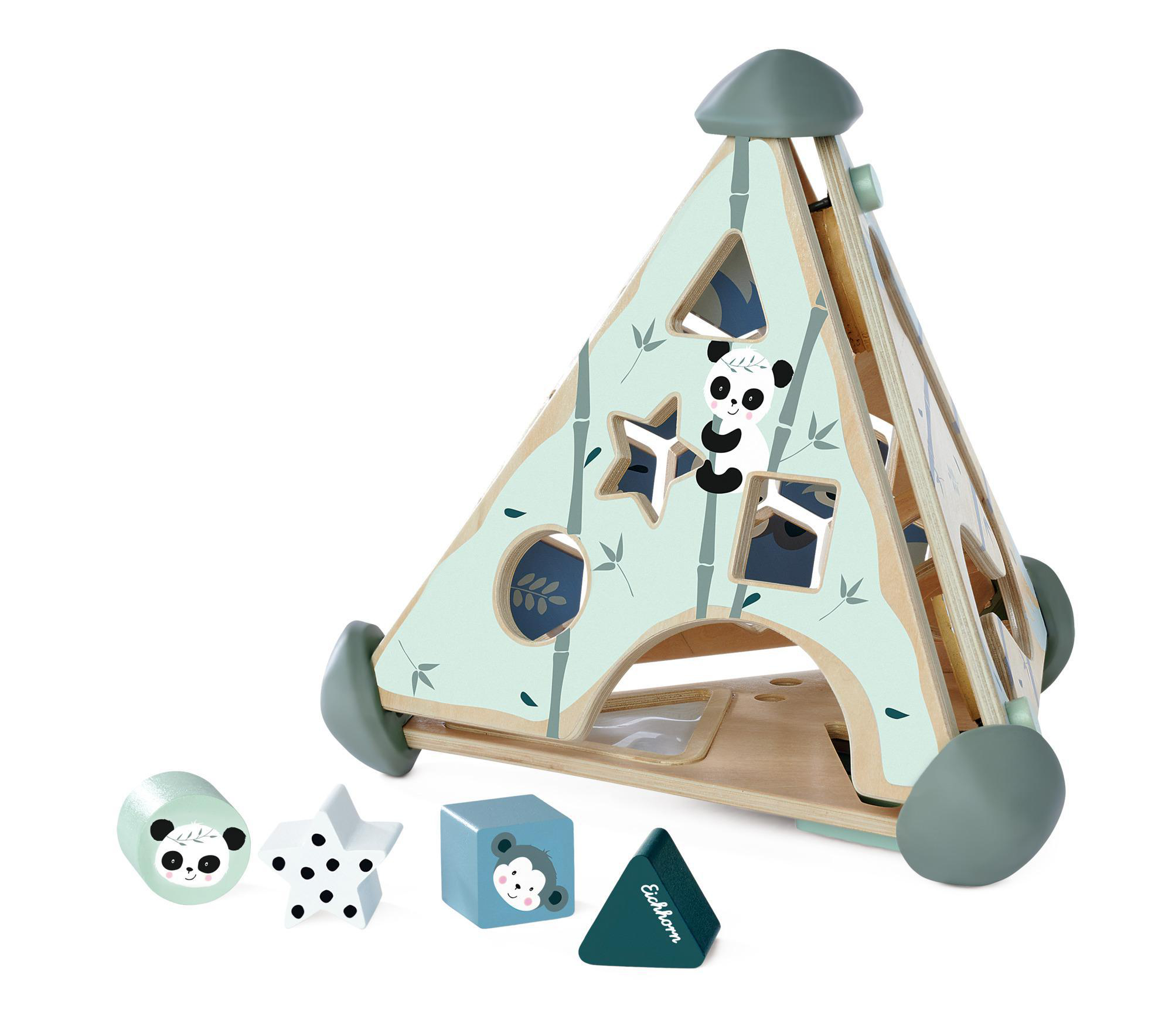 EICHHORN Spielcenter Pyramide Spielset Mehrfarbig