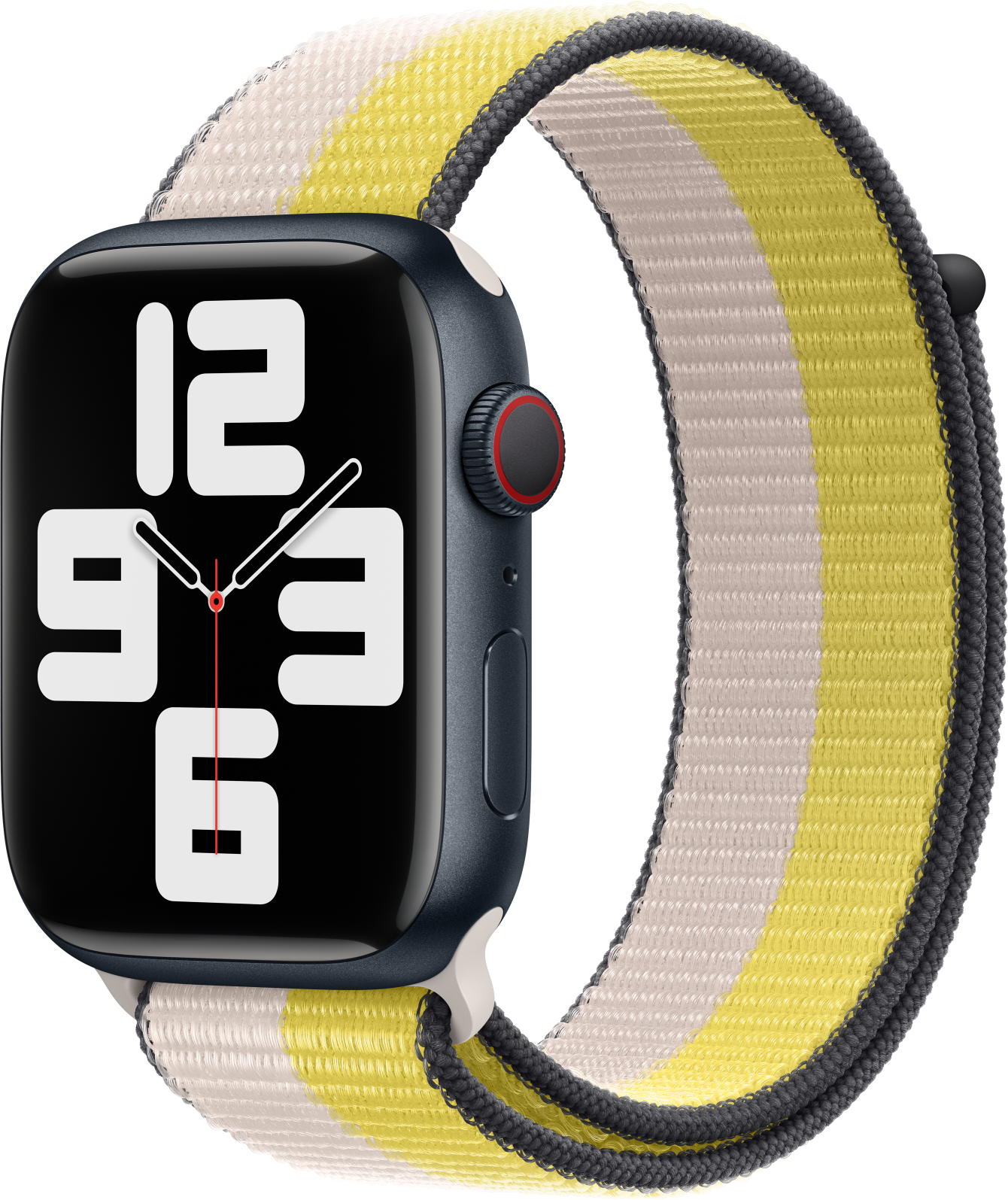 APPLE 45 mm Sport Loop, Hafermilch/Zitronenschale