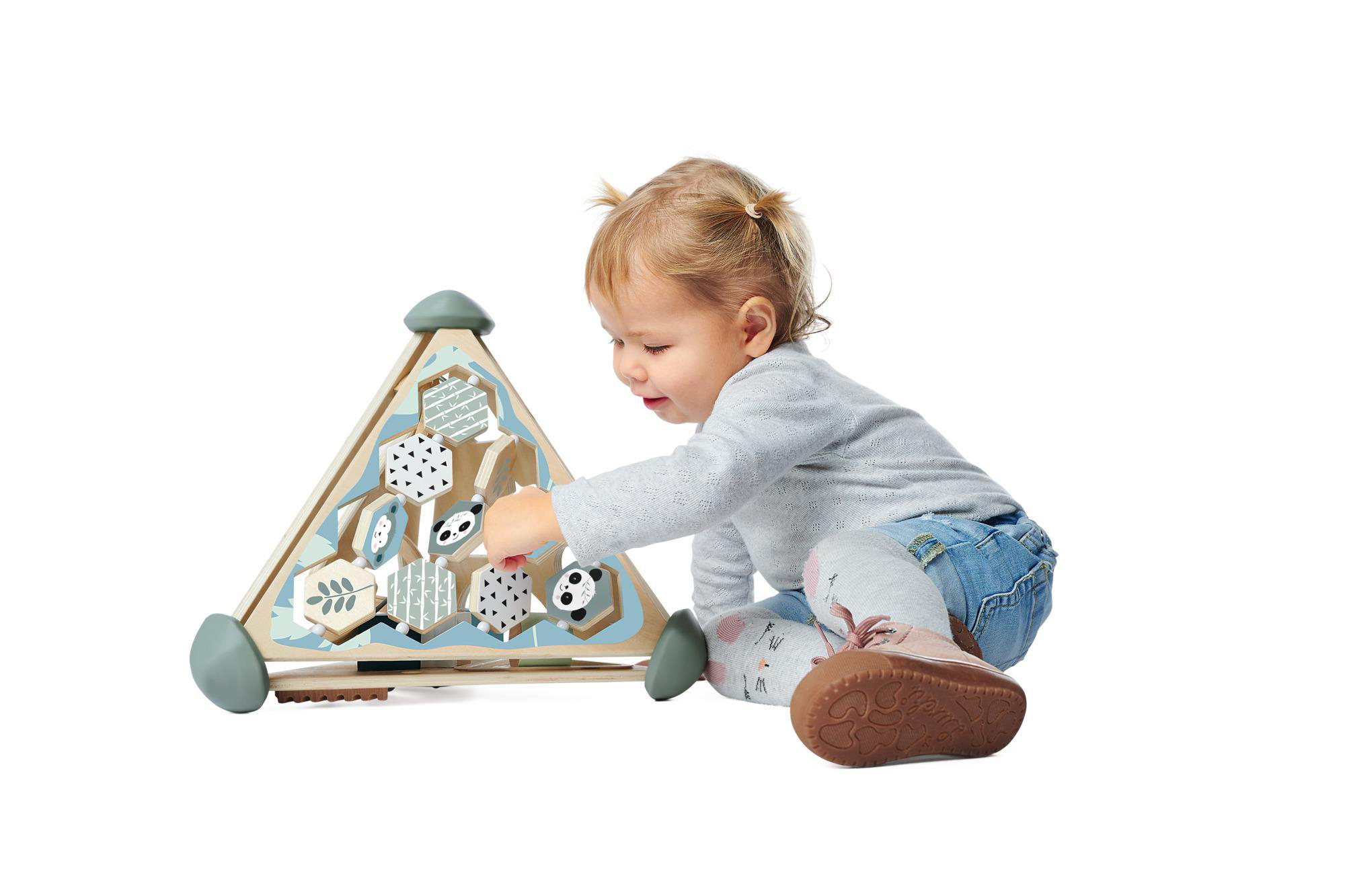 EICHHORN Spielcenter Pyramide Spielset Mehrfarbig