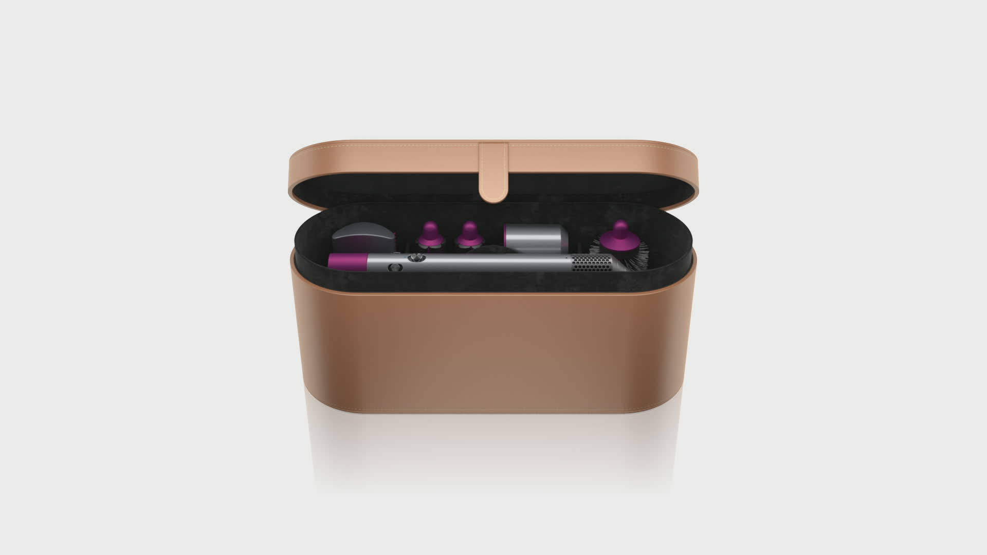 Moldeador - Dyson Airwrap Complete, 1300 W, 4 Temperaturas, Gris/Fucsia