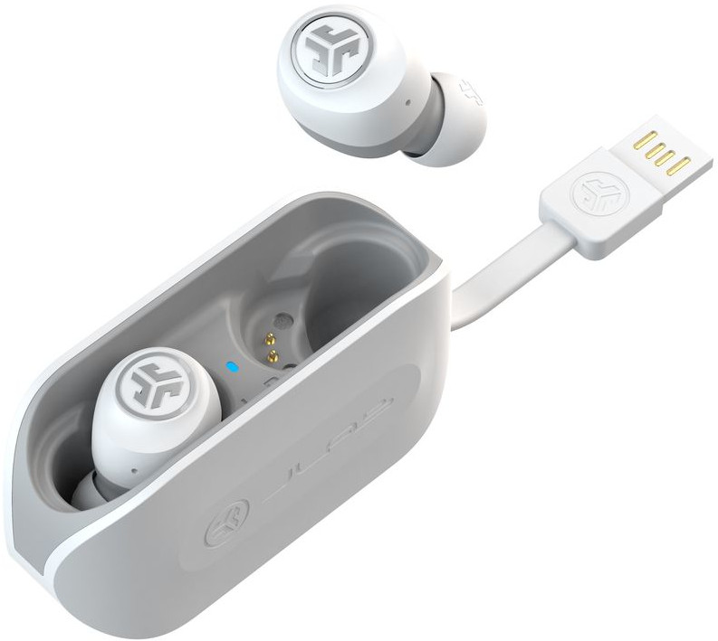 JLAB Écouteurs sans fil Go Air Earbuds Blanc (IEUEBGOAIRRWHTGRY82) In-ear Oreillettes sans fil Blanc