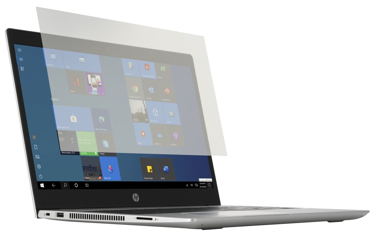 KENSINGTON Tükröződéscsökkentő és kékfény szűrő kijelzővédő - 15,6" kijelző mérethez (627554)