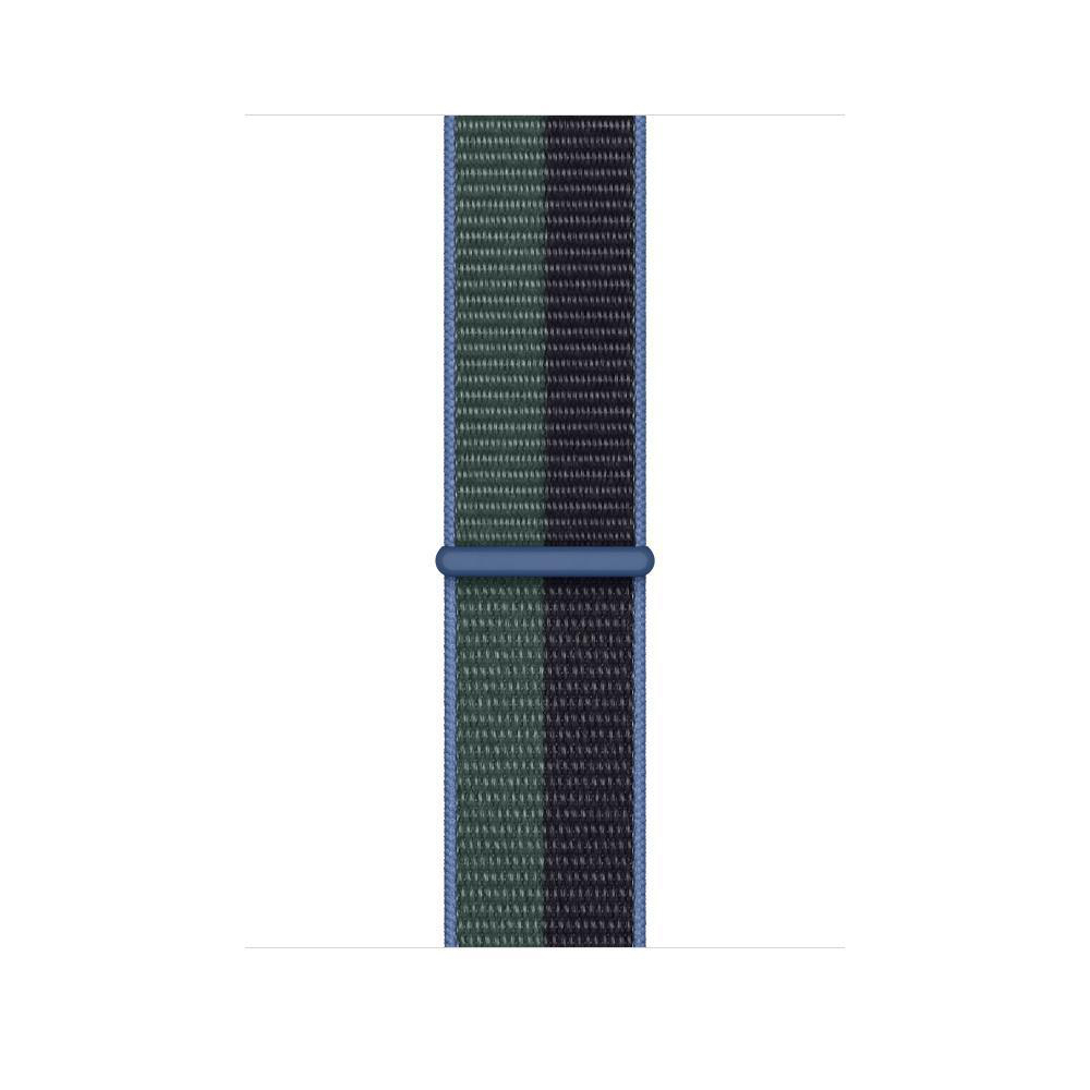 APPLE 45 mm Sport Loop, Ersatzarmband, Mitternacht/Eukalyptus