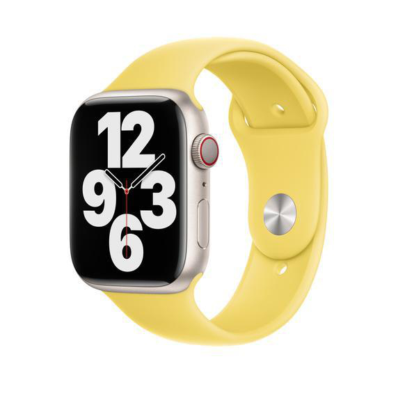 APPLE 45 mm Sportarmband - Regular, Ersatzarmband, Zitronenschale