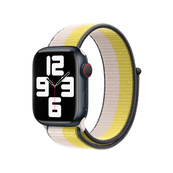 APPLE 41 mm Sport Loop, Ersatzarmband, Hafermilch/Zitronenschale
