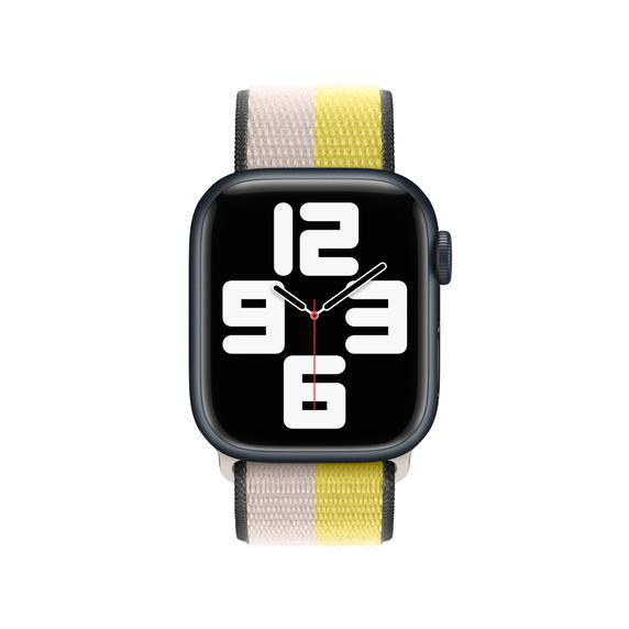 APPLE 41 mm Sport Loop, Ersatzarmband, Hafermilch/Zitronenschale