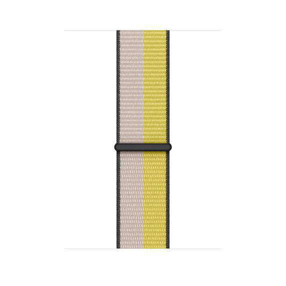 APPLE 45 mm Sport Loop, Ersatzarmband, Hafermilch/Zitronenschale