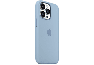 APPLE iPhone 13 Pro Siliconen Case MagSafe Mistblauw