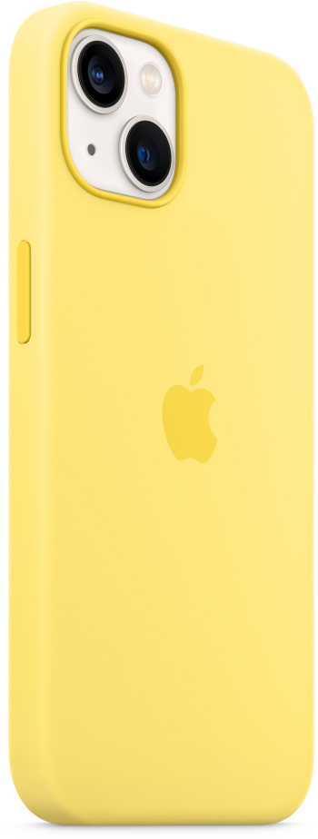 APPLE iPhone 13 Siliconen Case MagSafe Citroenzeste