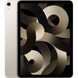 APPLE iPad Air (2022) Wi-Fi + Cellular - Tablette (10.9 ", 64 GB, Starlight)