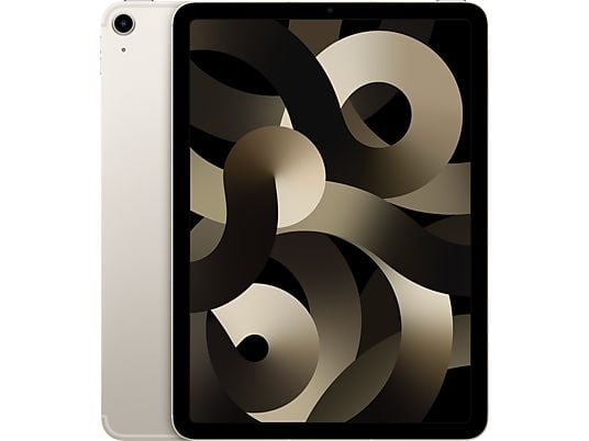 APPLE iPad Air (2022) Wi-Fi + Cellular - Tablet (10.9 ", 64 GB, Starlight)