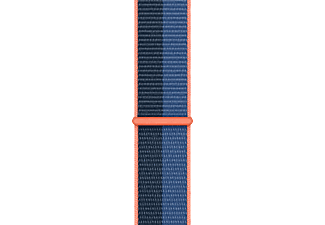 APPLE 45 mm IJsblauw/Abyss-blauw Geweven Sportbandje XL