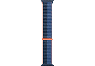 APPLE 45 mm IJsblauw/Abyss-blauw Geweven Sportbandje XL