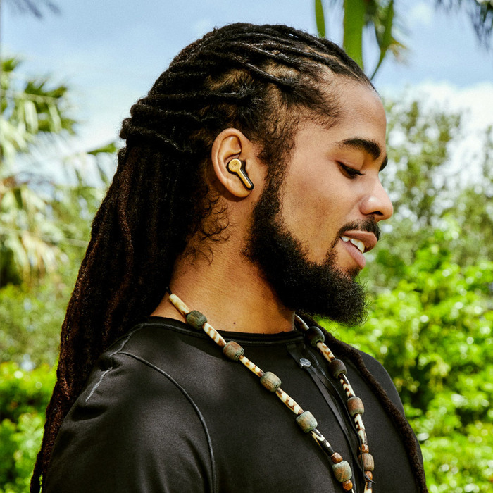 HOUSE OF MARLEY Écouteurs sans fil Rebel True Wireless Noir (EM-JE121-SB) In-ear Oreillettes sans fil Noir