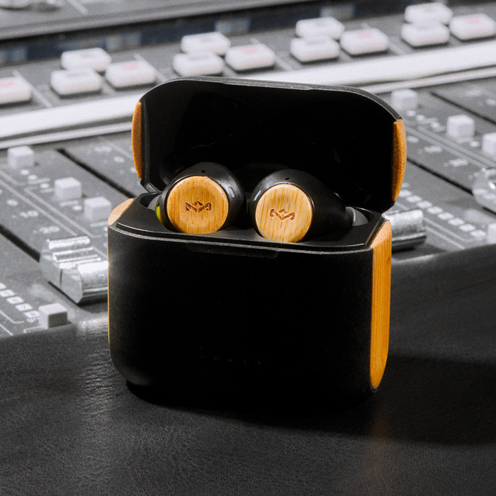 HOUSE OF MARLEY Écouteurs sans fil Rebel True Wireless Noir (EM-JE121-SB) In-ear Oreillettes sans fil Noir