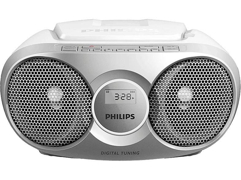 PHILIPS AZ215S/12 hordozható CD-s rádió, ezüst