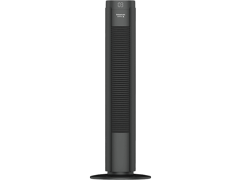 REACONDICIONADO Seminuevo Muy bueno Ventilador de torre - Taurus Alpatec FA007 New Babel Digital, 50 W, 4Velocidades, 3 Modos, Pantalla digital, Negro