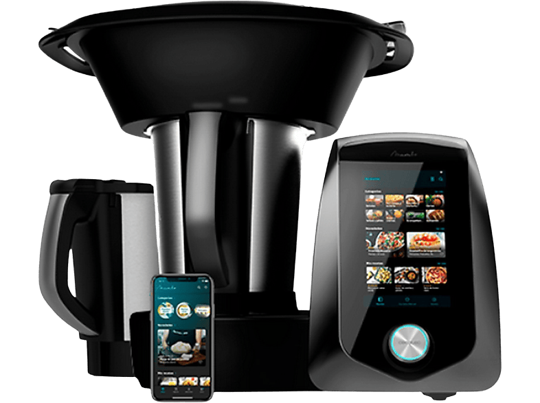 Robot de cocina Cecotec Mambo 12090 Habana 30 Funciones 3 l SoftScreen TFT de 7 Negro