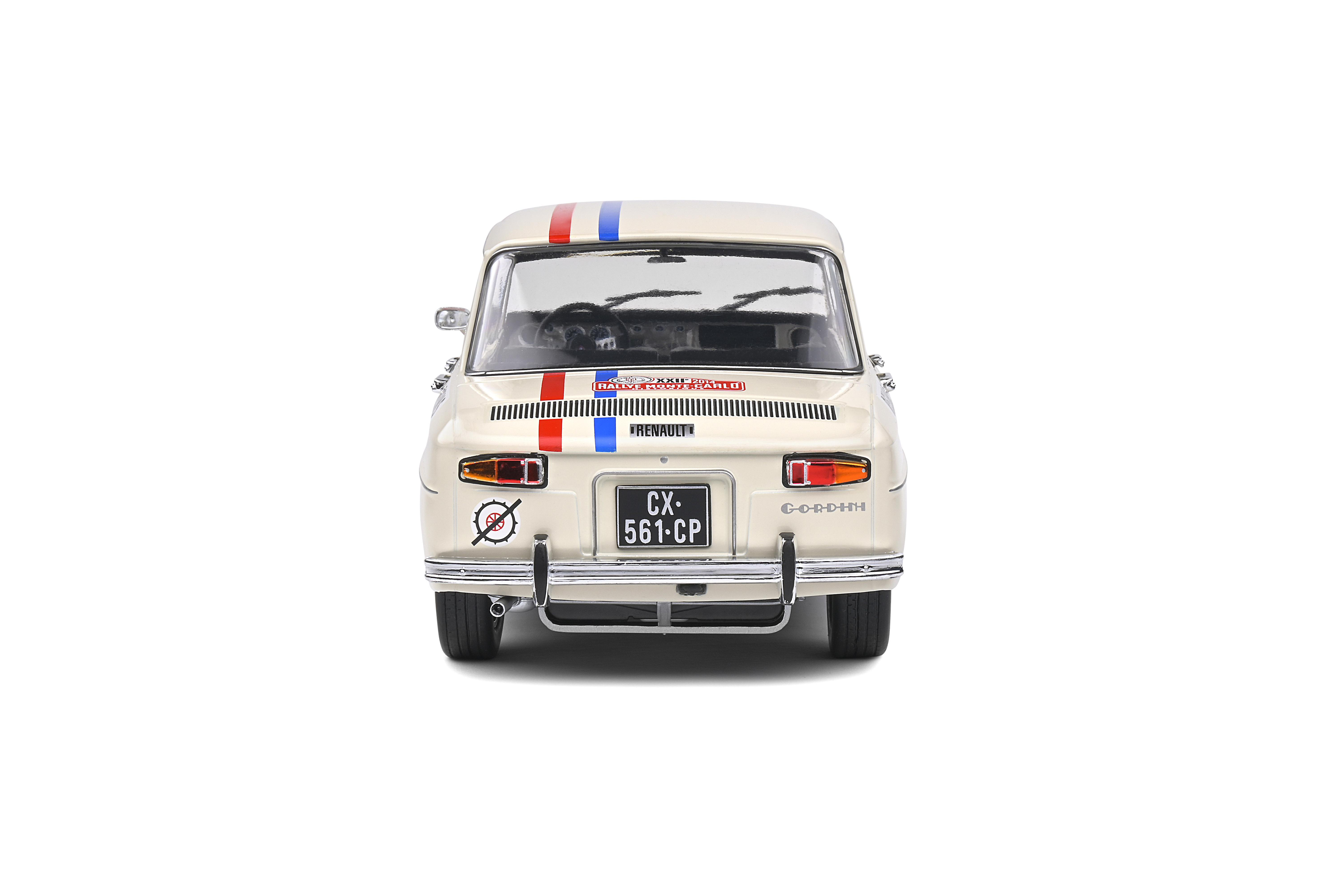 1300#8 8 Weiß SOLIDO Spielzeugmodellauto Renault Gordini 1:18