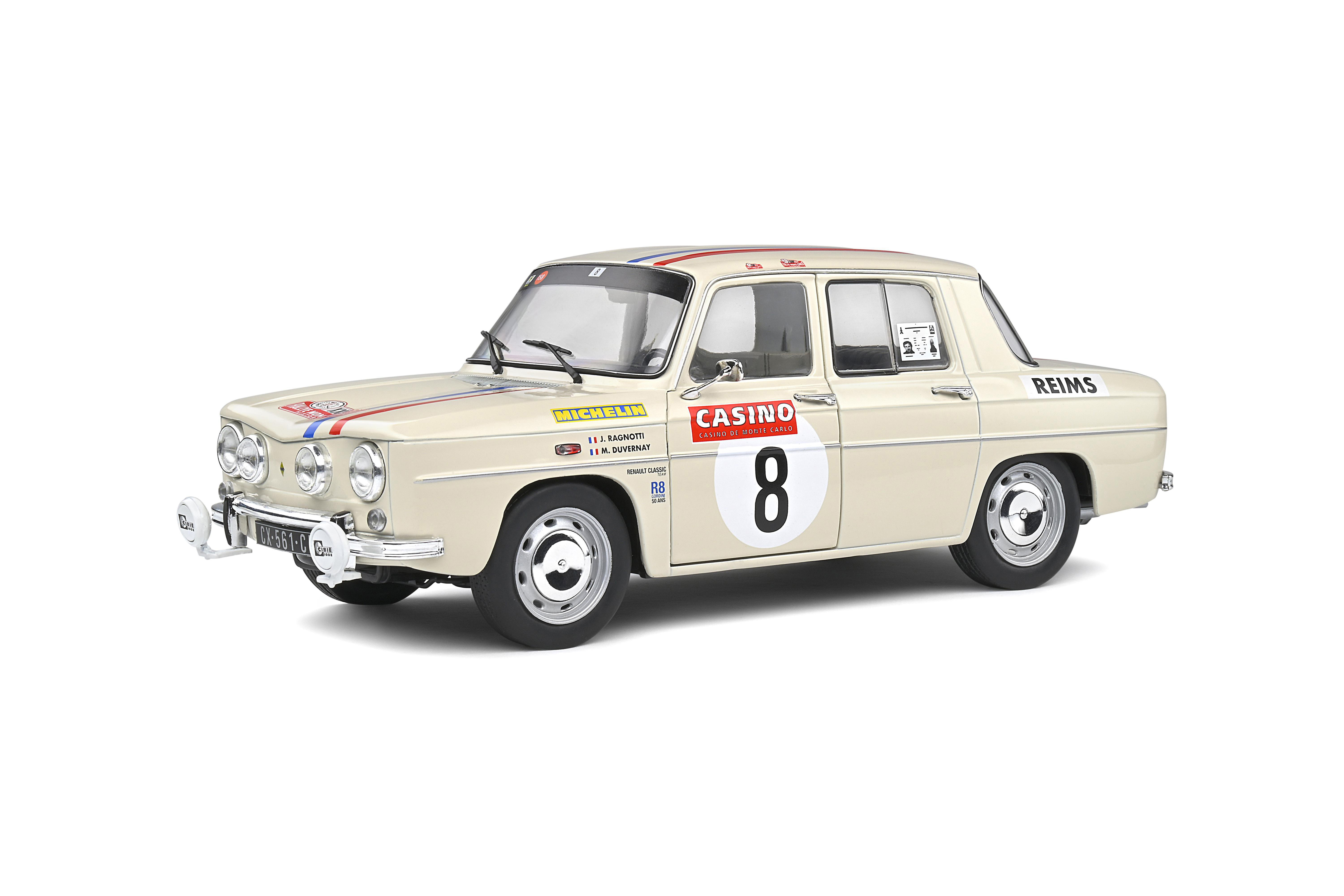 SOLIDO 1:18 8 Spielzeugmodellauto Weiß Gordini Renault 1300#8